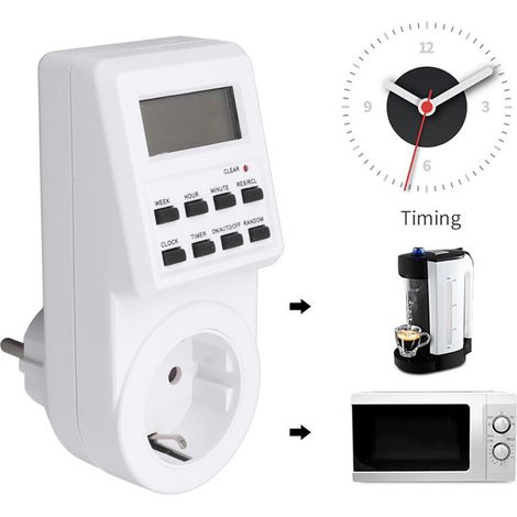 Batterieladeschutz-Timer für Elektrofahrzeuge, automatische Abschaltung, intelligenter Timer mit Countdown-Funktion, europäischer Standard 230 V (1/5)