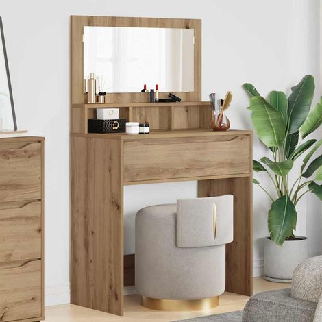 Schlafzimmer-Frisiertische Artisan-Eiche 80 x 39,6 x 135 cm