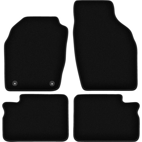 BASIC schwarze Veloursmatten für: Suzuki Wagon R+ Fließheck (1998-2010)