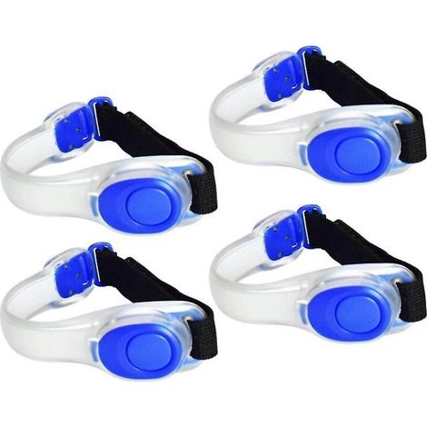 Soutien-gorge en silicone à LED bleues, éclairage nocturne clignotant, harnais à tube fluorescent (1/5)