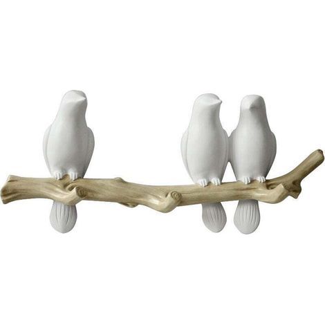 Patère, Patère Ornamental-3 oiseaux (1/5)