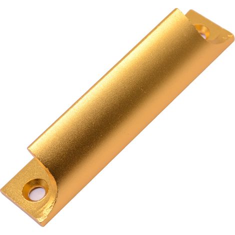 Tiradores para ventanas, aptos para ventanas correderas, armarios de cocina, etc. tiradores para cajones (dorados, 1 unidad). (1/5)