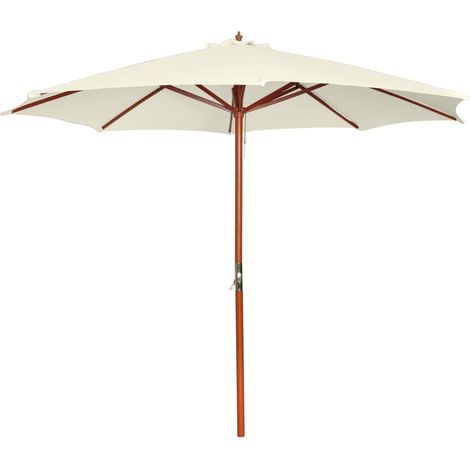 Sonnenschirm 300x258 cm Sandweiß