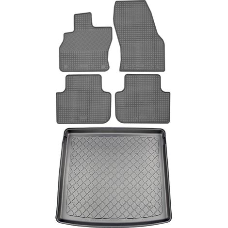 Set di tappetini in gomma per auto e tappetino per bagagliaio per Audi Q3 Sportback SUV (5 porte) dal 09.2019 (1/5)