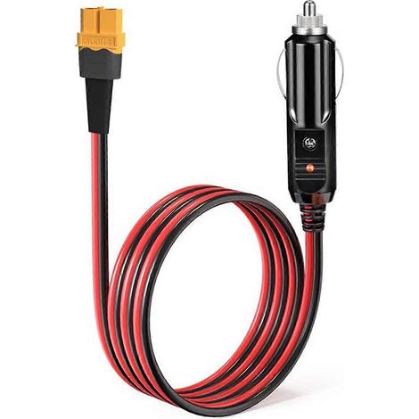 Câble de charge allume-cigare vers XT60 12V 24V pour--