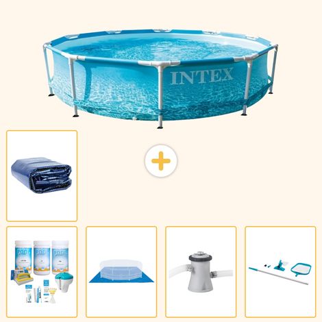 Intex Piscine Tubulaire Ronde - 305x76 cm - 6-pièces S20361 (1/5)