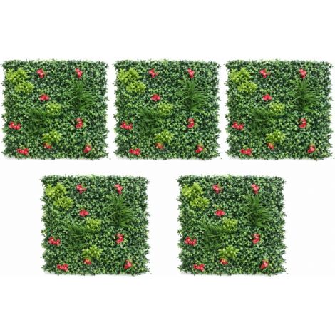 Mur Vegetal Artificiel LCD Modulaire plaque de 1mx 1m décoratif forêt