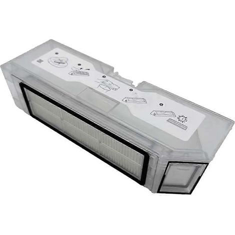 Pièces de rechange pour le bac à poussière de l'aspirateur robot Roborock Q Revo P10 : bac à poussière avec filtre et accessoires (1/5)