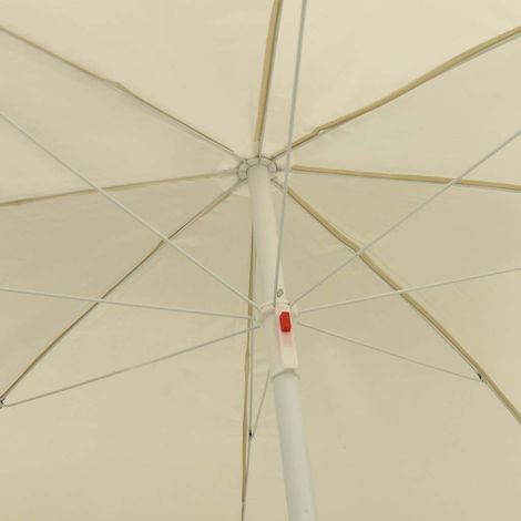 Maison Exclusive - Parasol de plage jaune sable 240 cm (1/5)