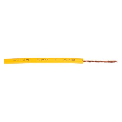 RS PRO Fil de câblage, section 1 mm², 1000 V Jaune Cuivre, Maximum +70 °C, 100m ( Prix pour Bobine de 100 Mètres )