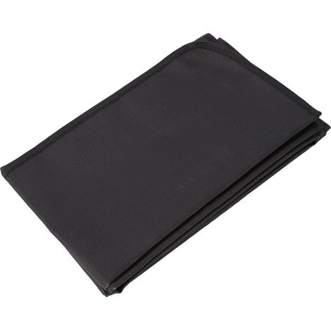 Tapis Sous Gril Extérieur Fibre Verre Double Face Ignifuge Anti Huile – BBQ Foyer Terrasses Patios 121x76cm/47.64x29.92in (1/4)
