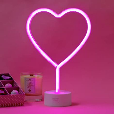 Legami It's A Sign lampada a cuore argento LED neon deco (1/3)