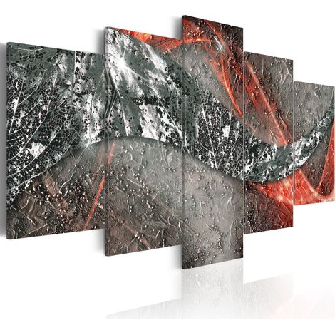 Quadro - Fuoco d'argento - 100x50 (1/4)