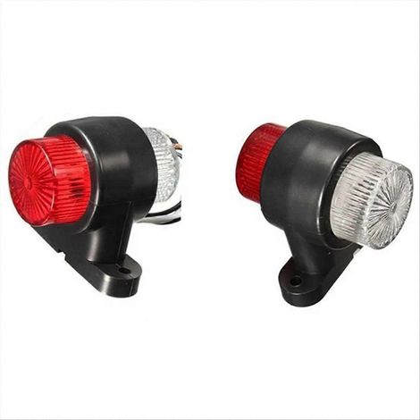 Feux de position latéraux 24 V, feu de gabarit pour remorque 12 V, lot de 2 (1/5)