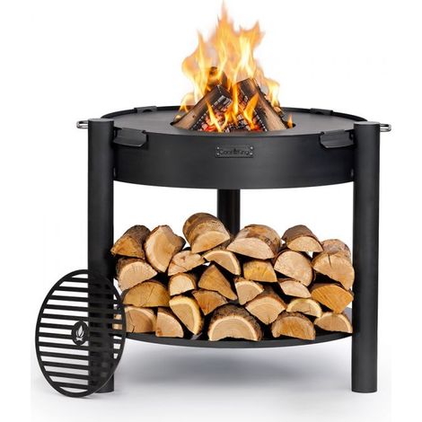 Braséro MONTANA 80cm plancha grille combinée CookKing PACK-111363-2