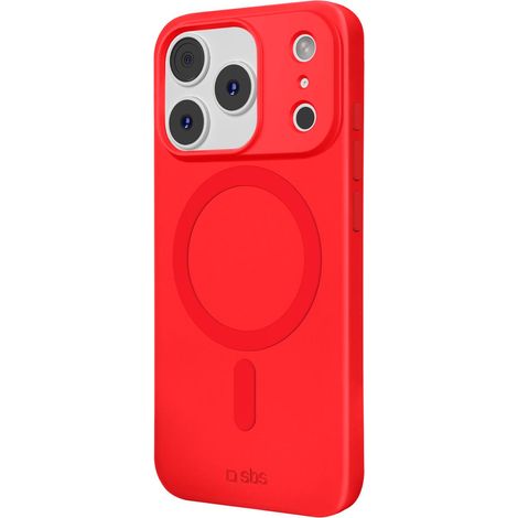 SBS Instinct Mag Hülle MagSafe iPhone 17 Pro Rot kratzfest