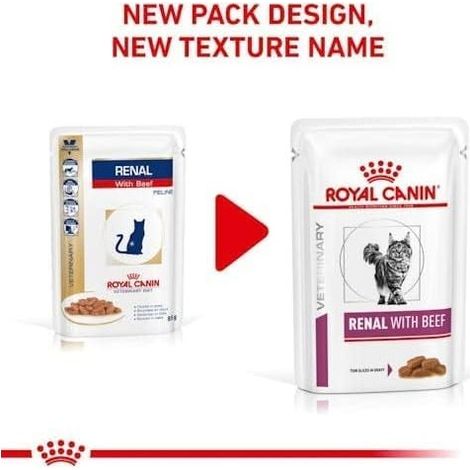 Royal Canin Gatto Dieta Renale Manzo 85gr (1/3)