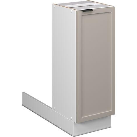 Kücheninsel Fame-Line, GrauBeige, 30 cm ohne Arbeitsplatte, Vicco