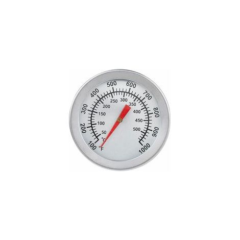 Thermomètre de four en acier inoxydable 50 à 500 °C – Cadran 5,2 cm – Tige 4 cm – Pour four, fumoirs et grills - MAX 500 C