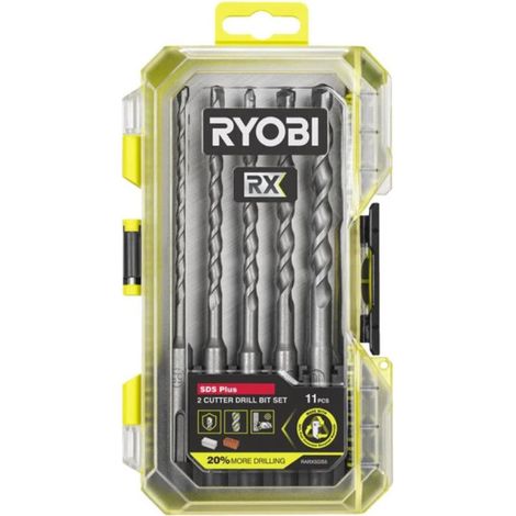Coffret 5 forets SDS+ à 2 taillants RYOBI RX - 5,5 à 10 mm - RARXSDS5