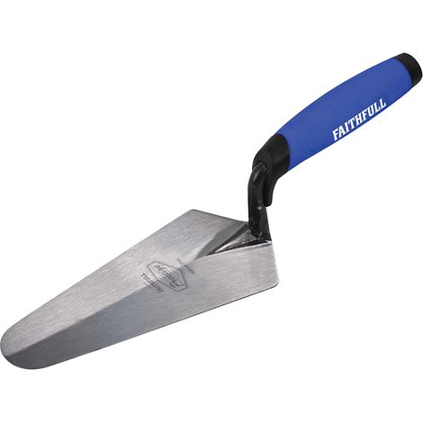 Faithfull Prestige Gauging Trowel 180mm (7-inch) with Ergonomic Handle and Durable Steel Blade
