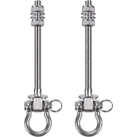 Support de balançoire robuste, capacité de 1800 lb, 9,25 "x 3,1/10", crochets de balançoire pour chaise de hamac de yoga à poutre en bois et en acier, sac de frappe (1/5)