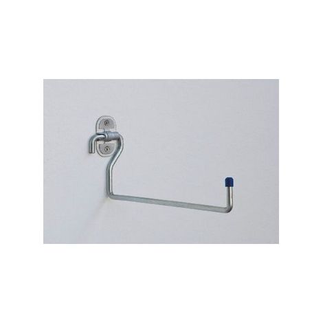 gancio portarotolo a U in acciaio zincato 290 mm rotolo carta salvaspazio (1/2)