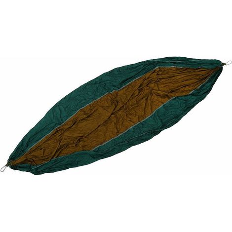 Filiyano-2 hamacs parachute portables pour le camping en plein air (camel avec bordure vert foncé) 270 x 140 cm (1/5)