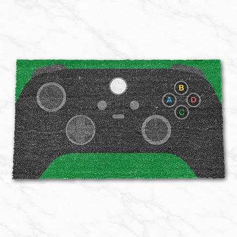 Felpudo de coco natural 15mm-Play Black Cube 40x70cm
