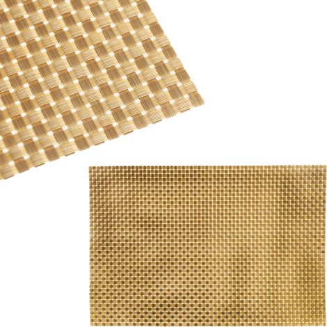 TG55049-2 GOLDENE TISCHSET-TELLERDEKORATION WEIHNACHTEN (1/5)
