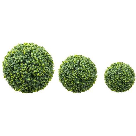 Sfera di Bosso sintetico Palla artificiale Buxus Arredamento da giardino 55 cm