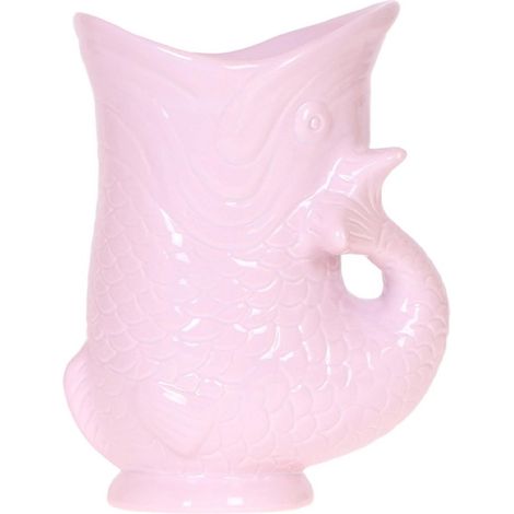 Cache-pot Décoratif en Céramique Design Poisson Rose Ø 9 cm pour Succulentes et Petites Plantes - PANGIVO (1/5)
