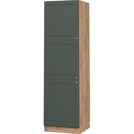 Mobile per forno da incasso Fame-Line, Verde-oro Country House, 60 cm, Vicco
