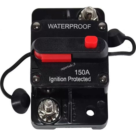 Disjoncteur Automobile 150 A - Fusible Automatique 12 V à 48 V - Montage sur Tableau ou Paroi Moteur - 1 Pièce (1/5)