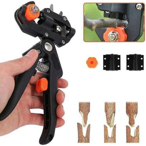 Sécateur De Greffage - Acier À Outils - 215 X 106 Mm - Pour Arbres Fruitiers - 1 Pièce (1/5)