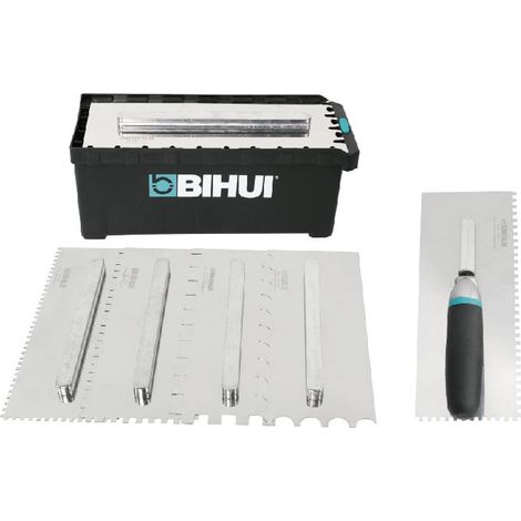 Boite de 6 Peignes INOX crantés interchangeables 28cm (small) BIHUI