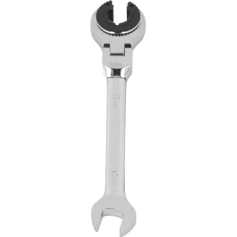 Llave de carraca de 12 mm, 72 dientes, ángulo ajustable, acero CR-V.