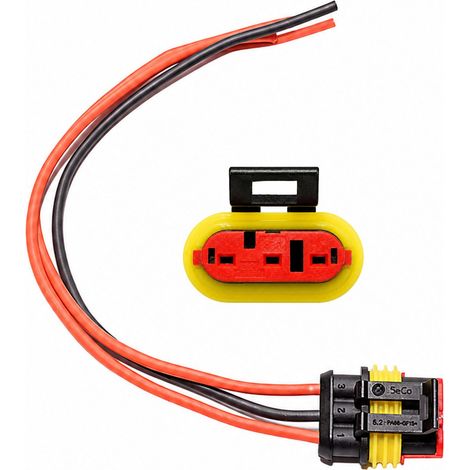 3-poliger Superseal-1,5-Stecker mit Dichtungen, hermetisch, mit vorkonfektionierten Kabeln (1/4)