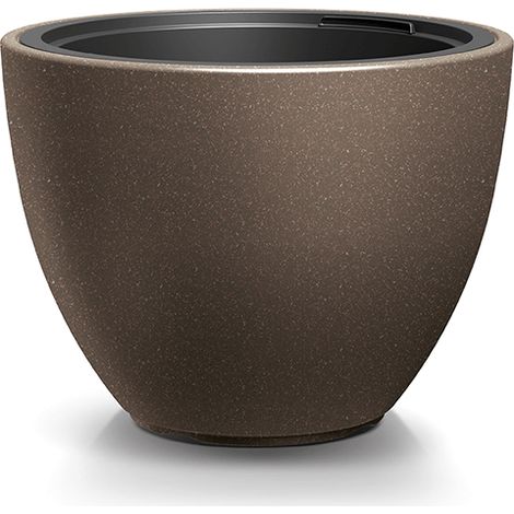 Prosperplast Blumentopf HEOS Eco Wood Kaffee 46,9 cm