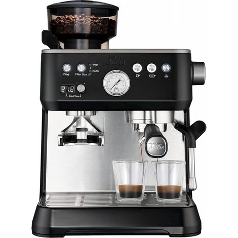 SOLIS Grind &amp Infuse Perfetta Siebträgermaschine, 1019, Schwarz