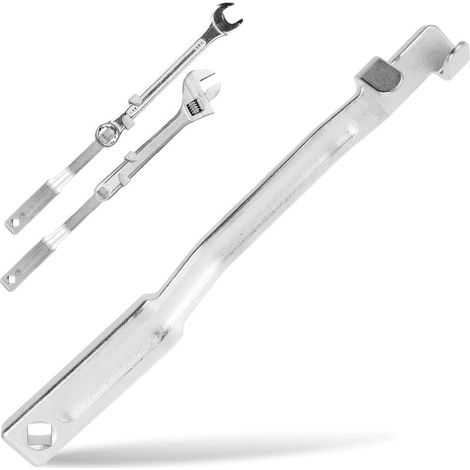Outil de Rallonge de Clé Universelle Outil d'extension de Clé Outil d'amplification de Couple d'Extension de Clé Outil Adaptateur de Clé Poignée d'Entranement 1/2" pour Clé Universelle (1/5)
