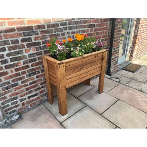 Multi Pack of 3 - Somerford Deep Root Large Planter - Wood - L48 x W104 x H90 cm - Fully Assembled