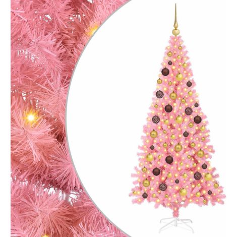 Albero di Natale Rosa 180 cm PVC vidaXL (1/5)