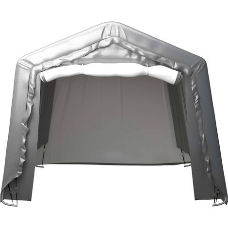 Maison Exclusive - Tenda Capannone 300x300 cm Grigio Acciaio (1/5)