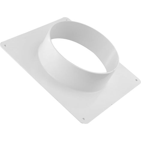 Connecteur de bride en plastique pour conduit, bride de tuyau droite pour chauffage, refroidissement, conduit d'air, connexion ronde en PVC, connecteur de conduit de ventilation (200 mm) (1/5)