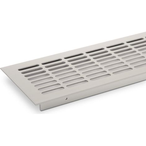 2er Pack - Lüftungsgitter Lochblech 500 x 102 mm Lochgitter Stegblech (1/4)