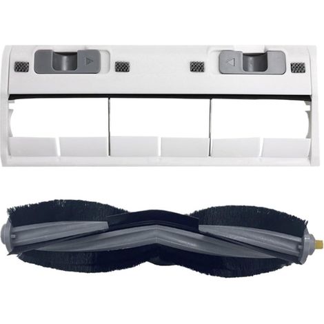 Couvercle de Brosse Principale de Rechange T10 X1, Compatible pour Ecovacs et DEEBOT T10 Turbo T20 T5 T8 T9, Blanc 1 Set (1/4)
