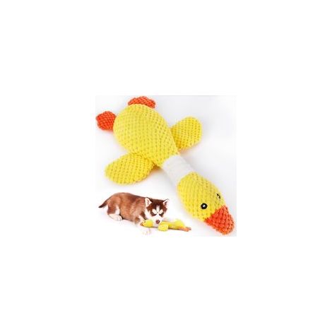 Durable Dog Toys for Small Large Dogs, Dog Chew Toy for Not Aggressive Chewers, Tough Squeaky Interactive Dogs Toys for Puppies Plush Puppy Toys Goose Pet Toy Puppy Chew Toys for Teething-Crezuo (1/5)