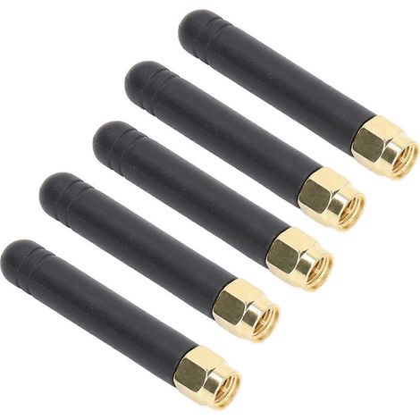 Antennes omnidirectionnelles, étanches, à gain élevé, adhésives, connecteur SMA droit pour routeurs 433