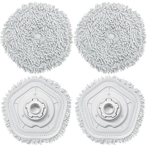 FENOPLASTICAFOREHILL 4 pezzi di panni di ricambio per aspirapolvere robot Dreame W10/W10 Pro, panni lavabili, perfetti per tutti i tipi (1/5)